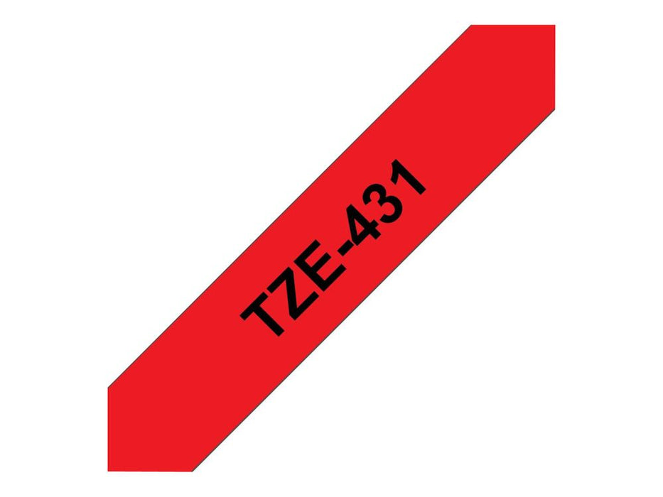 TZE-431 LAMINATED TAPE 12MM 8M