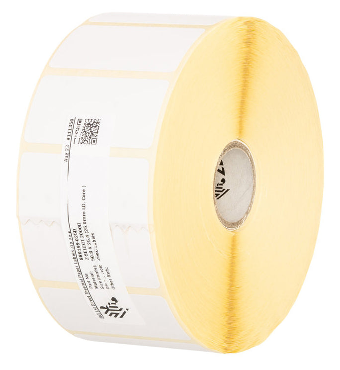 ZEBRA Thermoetiketten 102x64mm perma 12xRollen,Z-Select 2000D,weiss