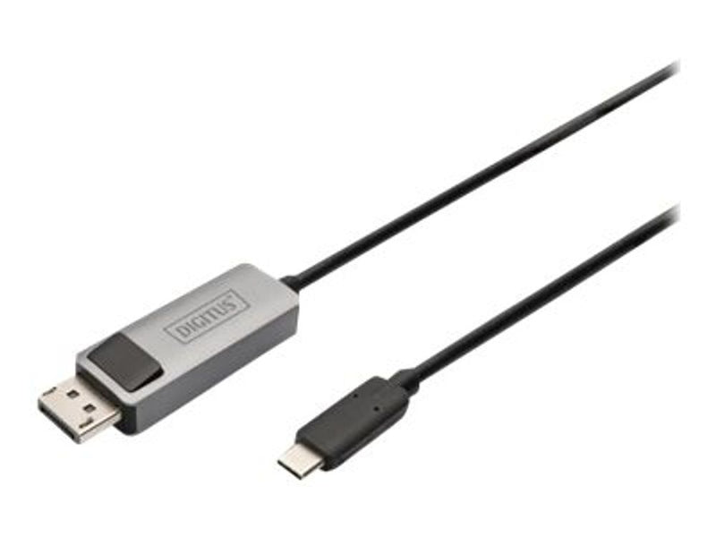 DIGITUS Kabel USB 3.0/C -> DP St/St 8K Bidirektional 3m schw