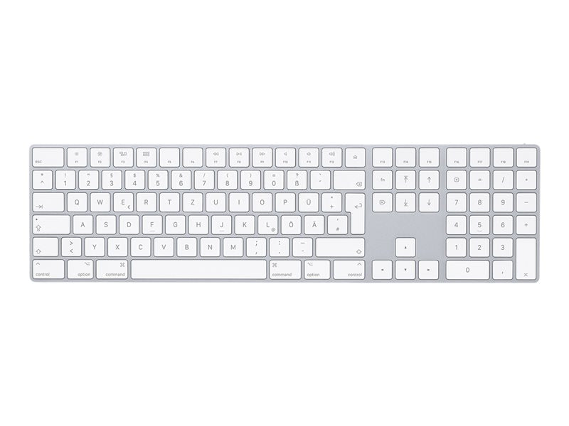 Apple Magic Keyboard mit Ziffernblock - Tastatur - QWERTZ - Deutsch - Silber