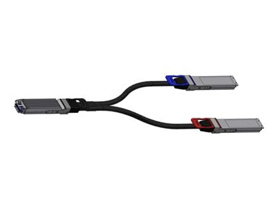 NVIDIA - 800GBase direct attach splitter - OSFP (M) to OSFP (M) - 2 m - halogen-free, passive, flat top