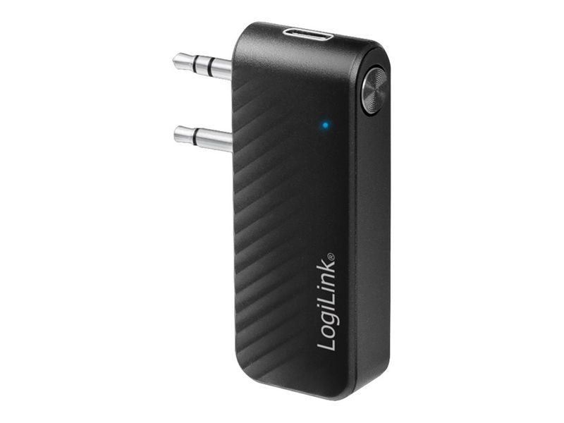 Logilink Bluetooth 5.1 Audiosender, Reichweite bis 7m, schw.