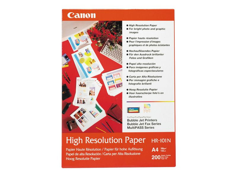 CANON HR-101 high resolution Papier inkjet 110g/m2 A4 50 Blatt 1er-Pack