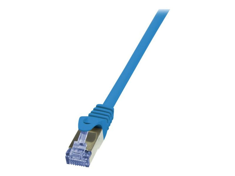 "Patch Cable Cat.6A S/FTP blue 0,25m, PrimeLine"