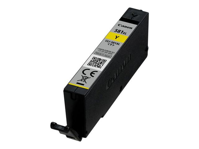 Canon CLI-581Y XL - 8.3 ml - XL size - yellow - original - ink tank - for PIXMA TS6251, TS6350, TS6351, TS705, TS8252, TS8350, TS8351, TS8352, TS9550,