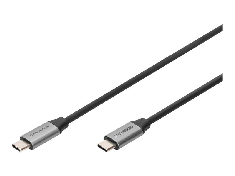 DIGITUS Anschlusskabel USB3.0/C -> C St/St 1m schwarz
