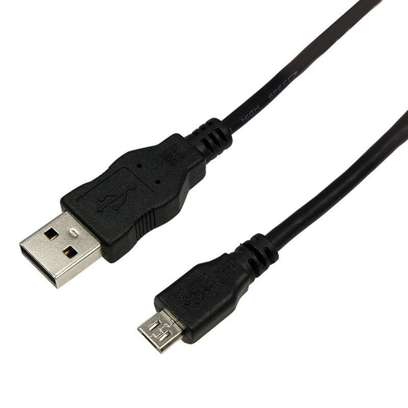 USB Kabel A -> Micro B Stecker 2.0 1,80m schwarz