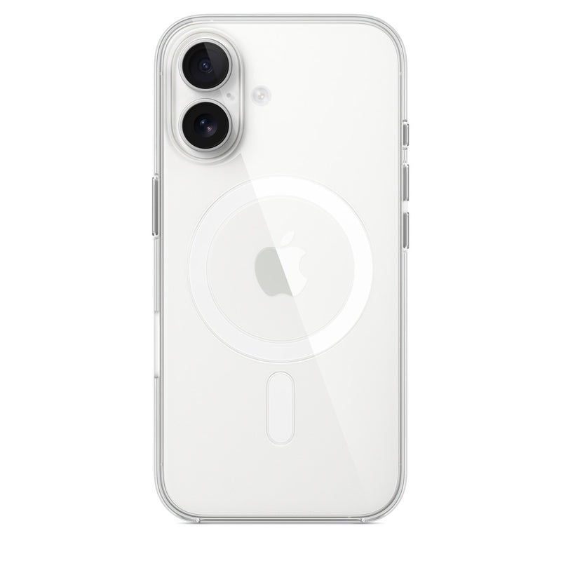 Apple - Protective cover for mobile phone - MagSafe compatibility - polycarbonate - clear - for iPhone 16