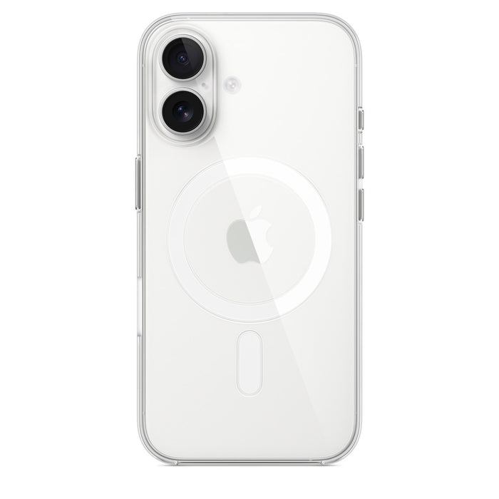 Apple - Back cover for mobile phone - MagSafe compatibility - polycarbonate - clear - for iPhone 16 Pro
