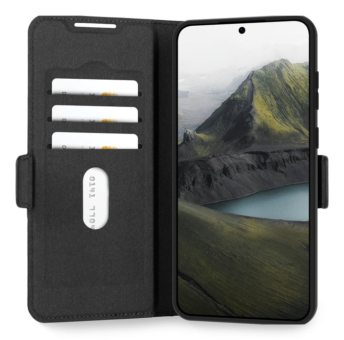 dbramante1928 Oslo Pro - Flip cover for mobile phone - plastic - black - for Samsung Galaxy S25 FE