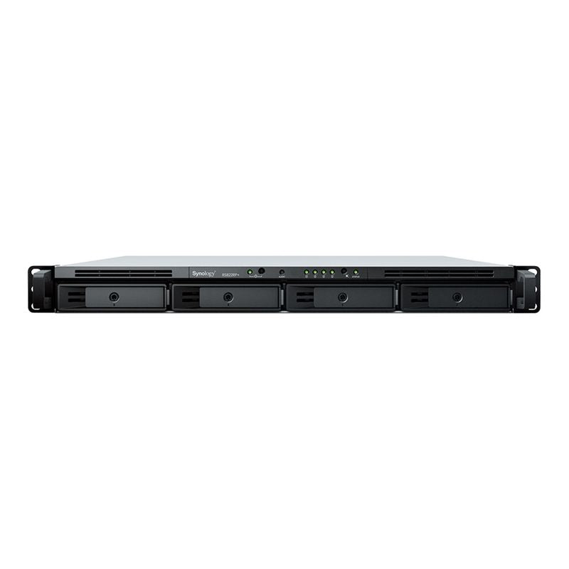 Synology RackStation RS822RP+ - NAS server - 4 bays - rack-mountable - SATA 6Gb/s - RAID 0, 1, 5, 6, 10, JBOD - RAM 2 GB - Gigabit Ethernet - iSCSI su
