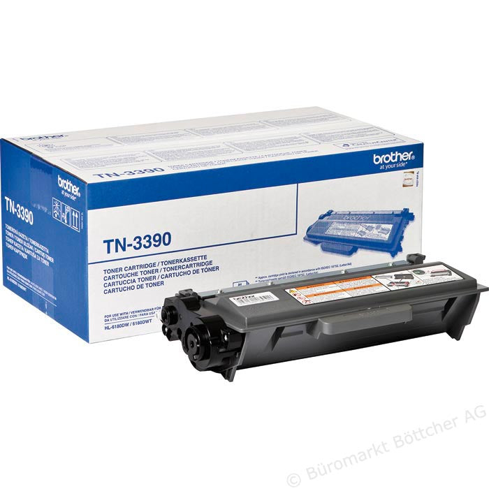 Brother Tonerpatrone - Contract - TN-3390P - schwarz - 12.000Seiten