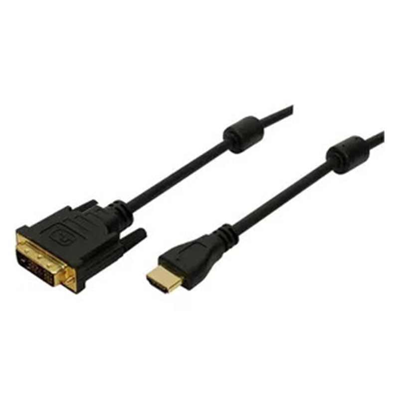 Logilink HDMI-DVI-Kabel HDMI->DVI-D St/19-pin St 3.00m bk