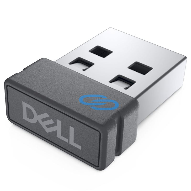 Dell Universal Pairing Receiver WR221 - Wireless mouse / keyboard receiver - USB, RF 2.4 GHz - titan grey