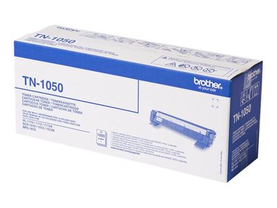 Brother TN1050 - Black - original - toner cartridge - for Brother DCP-1510, 1512, 1610, 1612, HL-1112, 1210, 1212, MFC-1810, 1910