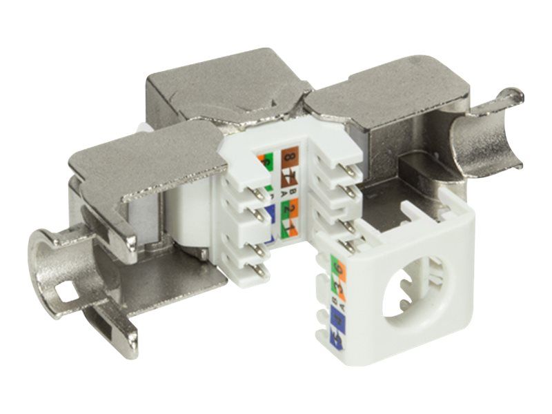 Keystone RJ45 Buchse Cat.6A STP EconLine Toolless 17.4 mm width LogiLink