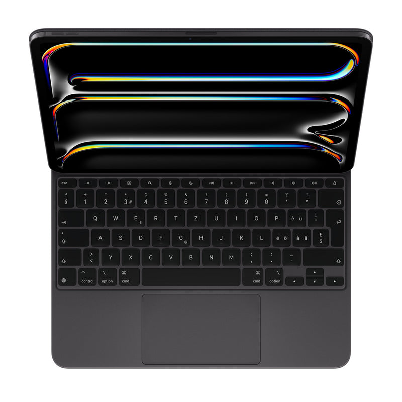 Apple Magic Keyboard – Tastatur und Folio-Hülle – mit Trackpad – beleuchtet – Apple Smart Connector – QWERTZ – DE – Weiß