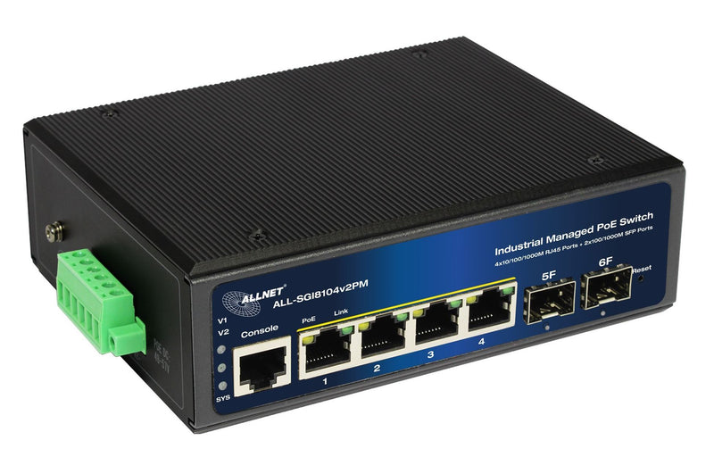 4+2P ALLNET ALL-SGI8106PMJ POE M industrial