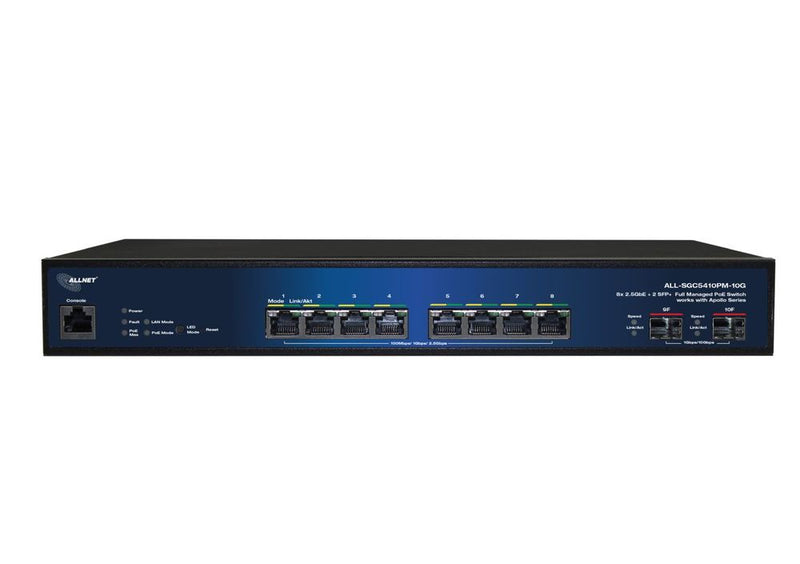 8+2P ALLNET Apollo ALL-SGC5410PM-10G POE M