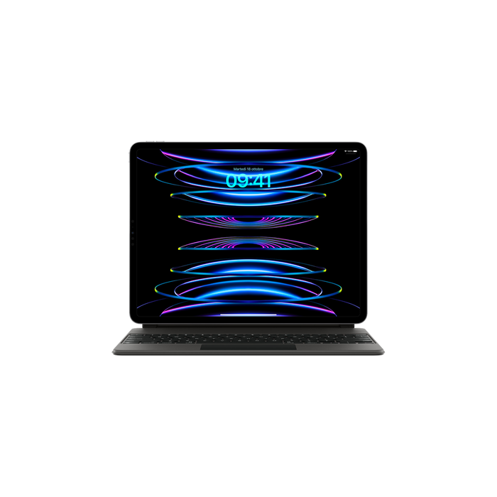 Apple Magic Keyboard - Keyboard and folio case - with trackpad - backlit - Apple Smart connector - QWERTY - International English - black