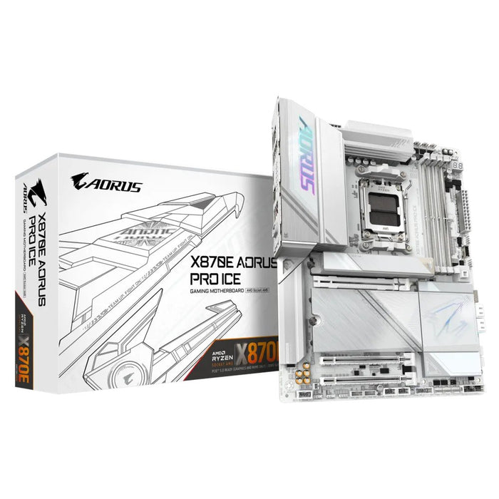 GIGABYTE X870 AORUS ELITE WIFI7 Motherboard - Supports AMD Ryzen 9000 CPUs, 16+2+2 phases VRM, up to 8000MHz DDR5 (OC), 3xPCIe 5.0 + 1xPCIe 4.0, Wi-Fi