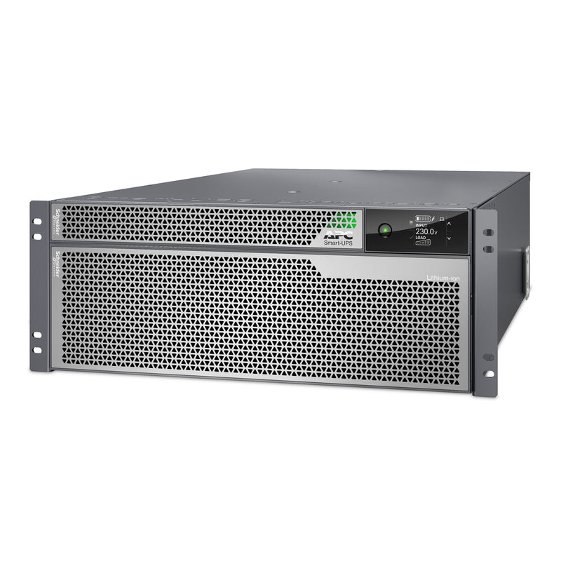APC Smart-UPS Ultra - USV (Rack-montierbar) (hohe Dichte) - online - AC 230 V - 10000 Wh - 10000 VA - Lithium Ionen - Ausgangsanschlüsse: 12 - 4U - silbe
