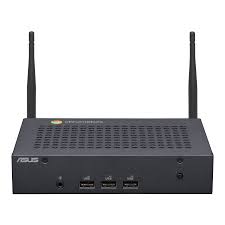 ASUS Fanless Chromebox CF40 BC012UN - Mini PC 1 x Celeron N4500 / up to 2.8 GHz - RAM 8 GB - eMMC 64 GB - UHD Graphics - Gigabit Ethernet, IEEE 802.11