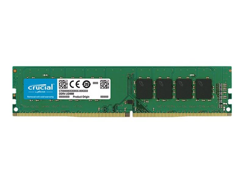 Crucial - DDR4 - module - 32 GB - DIMM 288-pin - 3200 MT/s / PC4-25600 - CL22 - 1.2 V - unbuffered - non-ECC