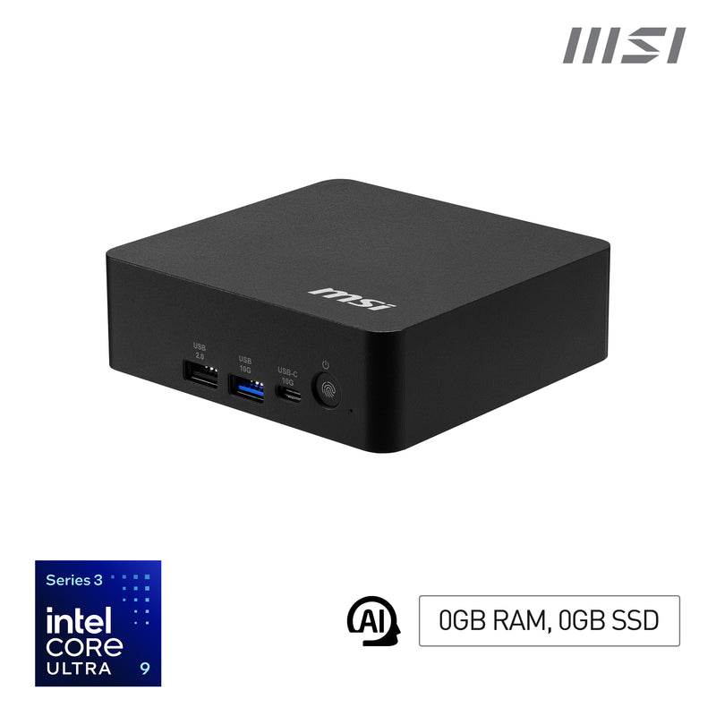 Cubi NUC AI+ 3MG - Intel Core Ultra 9 386H Barebone 3Y
