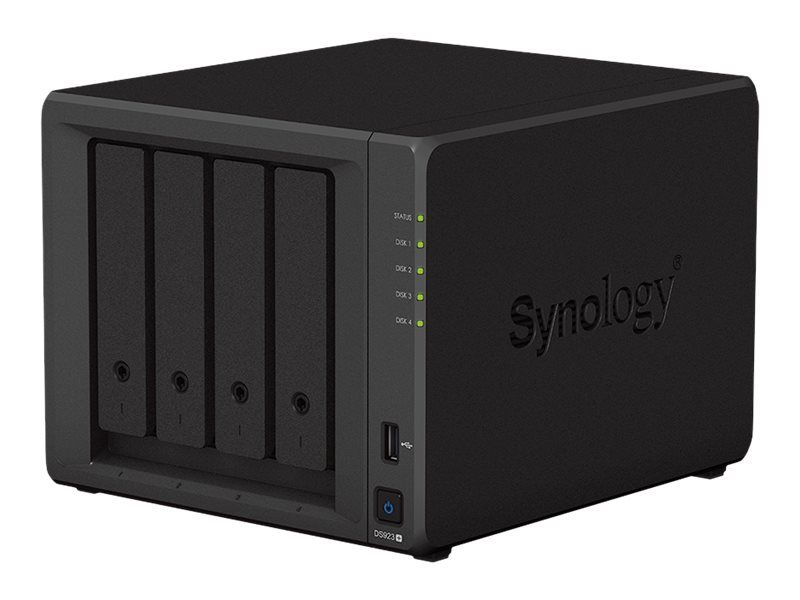 Synology DiskStation DS923+ NAS/storage server Tower Ryzen Embedded R1600 4 GB DDR4L 0 TB DiskStation Manager Black