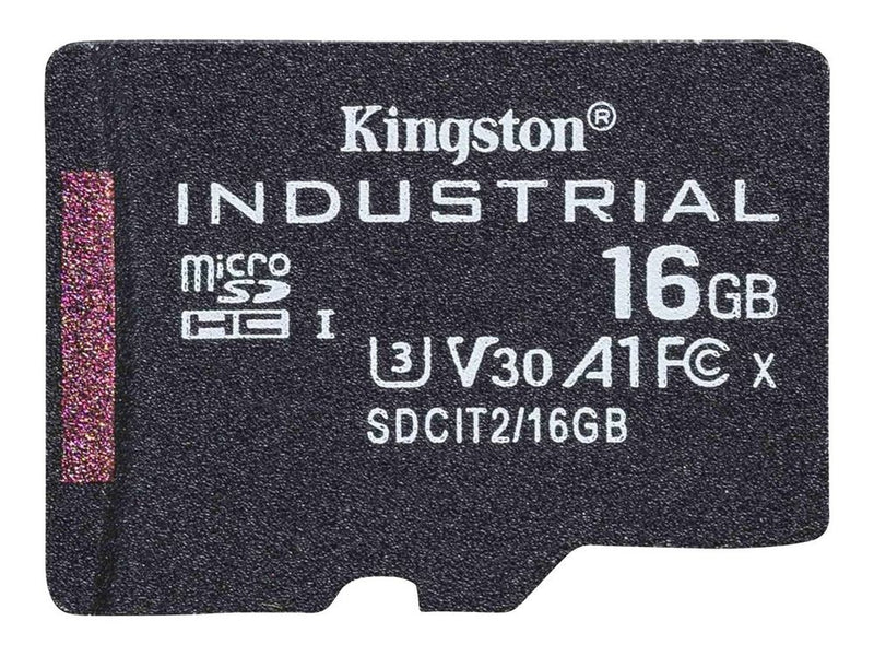 CARD 16GB Kingston microHC Industrial C10 A1 pSLC Card Single Pack w/o Adapter