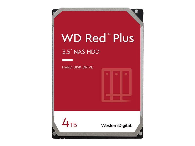 4TB RED PLUS 256MB CMR 3.5IN