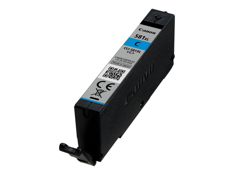 Canon CLI-581C XL - 8.3 ml - XL size - cyan - original - ink tank - for PIXMA TS6251, TS6350, TS6351, TS705, TS8252, TS8350, TS8351, TS8352, TS9550, T