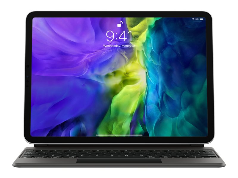 Apple Magic Keyboard – Clavier et étui folio – avec trackpad – rétroéclairé – Apple Smart Connector – US – pour iPad Air 10,9 pouces (4e génération, 5e gé