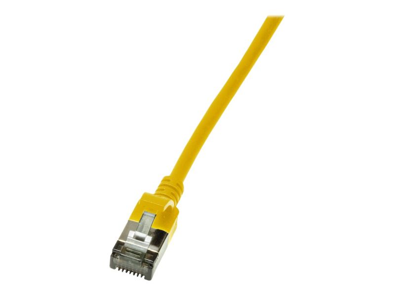 Logilink Patch cable Cat.6A TPE SlimLine yellow 2,0m