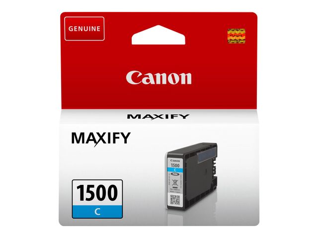 Canon PGI-1500 C - 4.5 ml - cyan - original - ink tank - for MAXIFY MB2050, MB2150, MB2155, MB2350, MB2750, MB2755