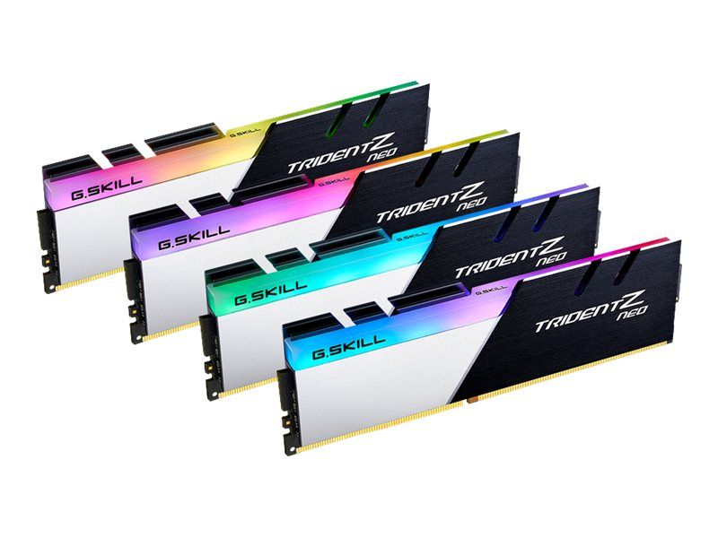 3600 G.Skill TridentZ Neo Series Kit 4x 32GB CL18 Black/Silver RGB