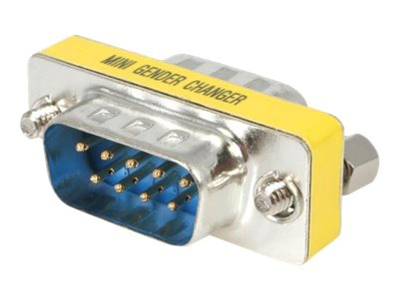 StarTech.com Slimline Serial DB9 Gender Changer - M/M - Serial gender changer - DB-9 (M) to DB-9 (M) - GC9SM - Serial gender converter - DB-9 (M) to D