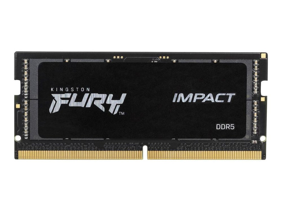 Kingston FURY Impact - DDR5 - kit - 32 GB: 2 x 16 GB - SO-DIMM 262-pin - 5600 MT/s / PC5-44800 - CL40 - 1.1 V - unbuffered - on-die ECC