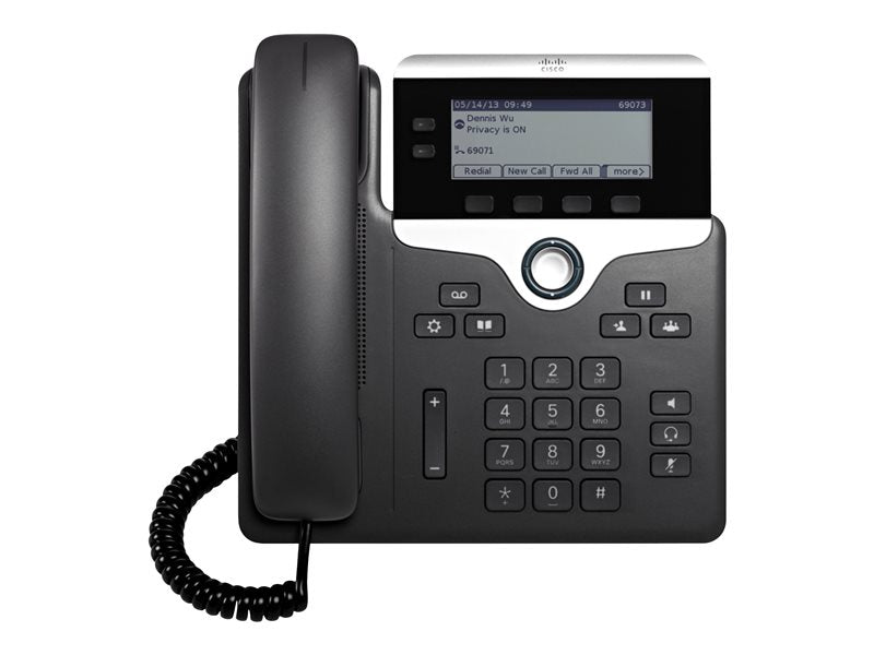 Cisco IP Phone 7821 - VoIP phone - SIP, SRTP - 2 lines