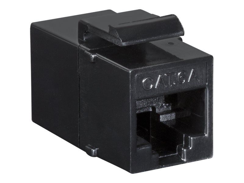 Keystone Verbinder Cat.6A UTP, 2xRJ45, black LogiLink
