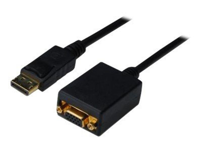 DIGITUS DisplayPortAdapter DPort -> VGA HD15 St/Bu 0.15m bulk