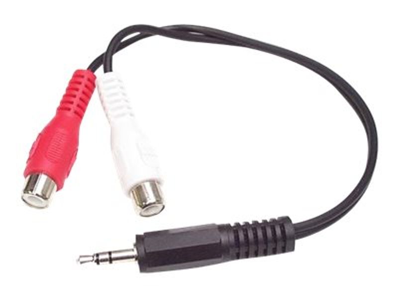 6IN STEREO AUDIO CABLE - 3.5MM