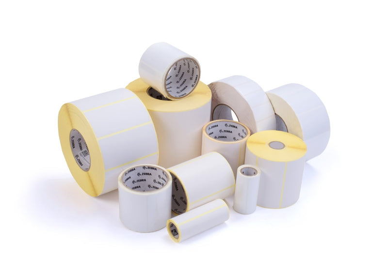 ZEBRA Thermoetiketten 76,2x44,5 mm p Z-Select 2000D,f.QL320/420,20Rollen