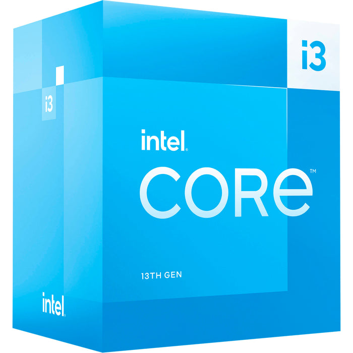 Intel Core i3 13100 - 3.4 GHz - 4 cores - 8 threads - 12 MB cache - FCLGA1700 Socket - Box