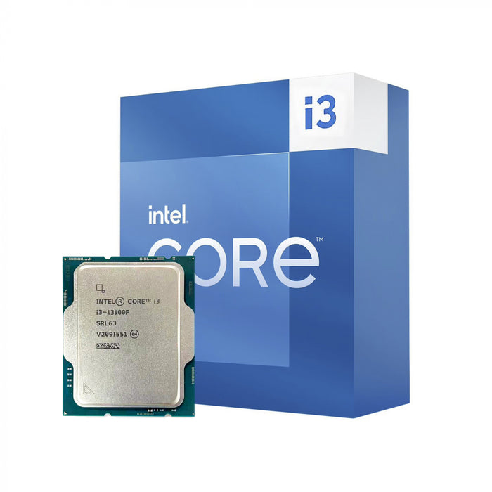 Intel Core i3 13100F - 3.4 GHz - 4 cores - 8 threads - 12 MB cache - FCLGA1700 Socket - Box