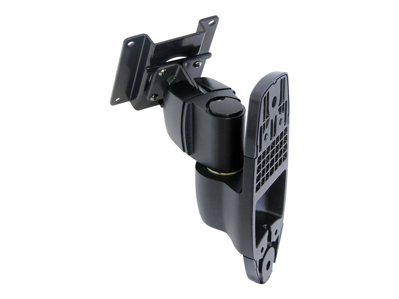 Ergotron 200 Series Wall Mount Pivot - Mounting kit (wall plate, pivot) for Monitor - black - screen size: up to 24" - wall-mountable