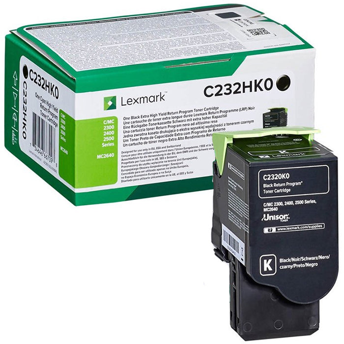 LEXMARK Toner schwarz Rck f.C2xxx/ MC2xxx ca. 3.000 Seiten