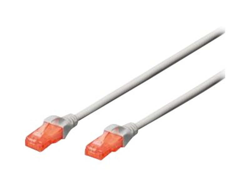 CAT 6 U-UTP patch cord, Cu, LSZH AWG 26/7, length 30 m, color grey