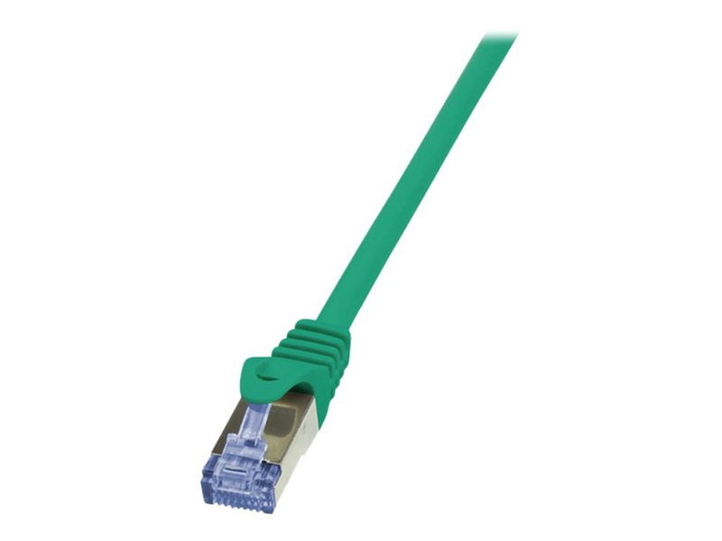 "Patchkabel CAT6a RJ45 S/FTP 7,5m Green LogiLink PrimeLine PIMF LSZH"